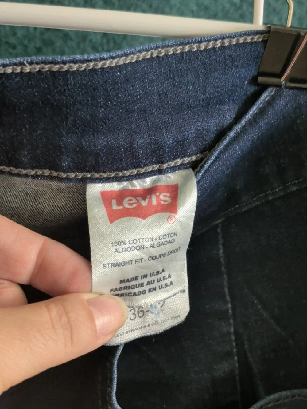 Levi's Dark Indigo Straight Fit Jeans